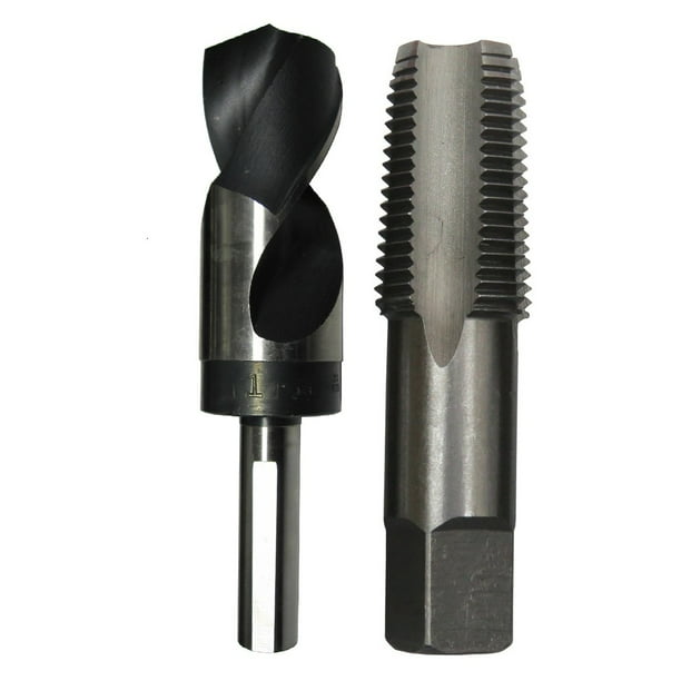 Drill America 1/8" Carbon Steel NPT Pipe Tap and R High Speed Steel Drill Bit Se